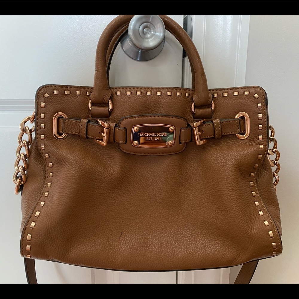 Michael Kors Purse with Rose Gold Accents
